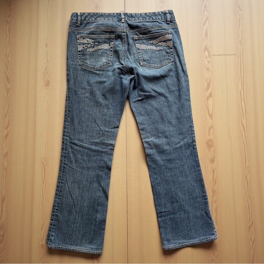 MICHAEL KORS Jeans – Size 6P – Petite Bootcut with Studded Back Pockets - Picture 4 of 9